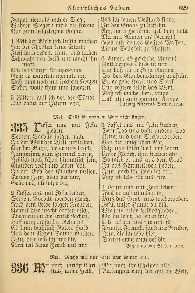 Kirchenbuch für Evangelisch-Lutherische Gemeinden page 629