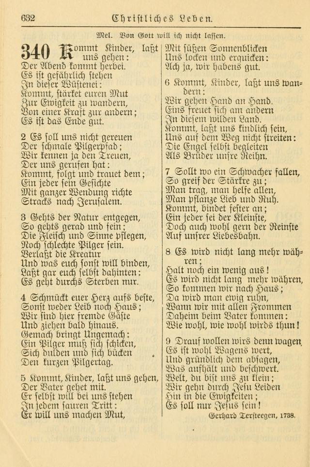 Kirchenbuch für Evangelisch-Lutherische Gemeinden page 632