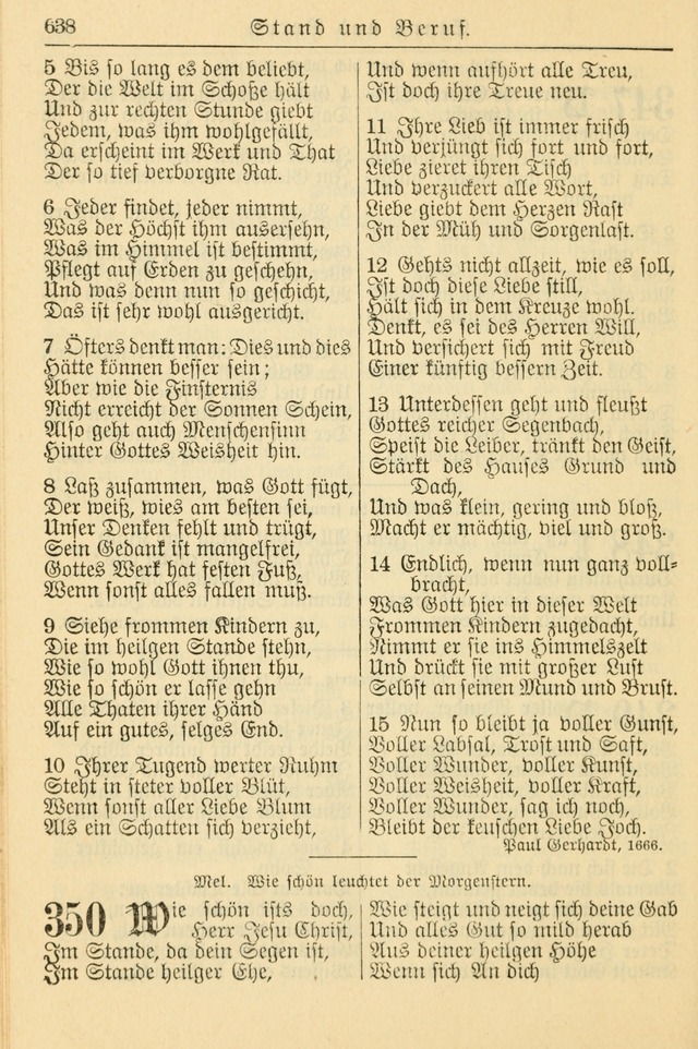 Kirchenbuch für Evangelisch-Lutherische Gemeinden page 638