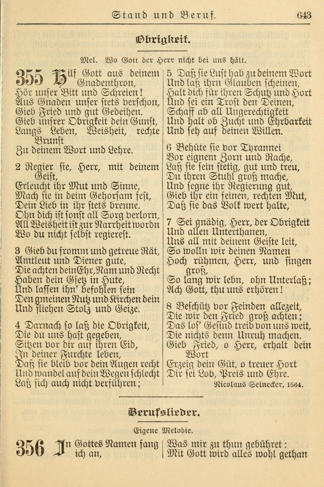 Kirchenbuch für Evangelisch-Lutherische Gemeinden page 643