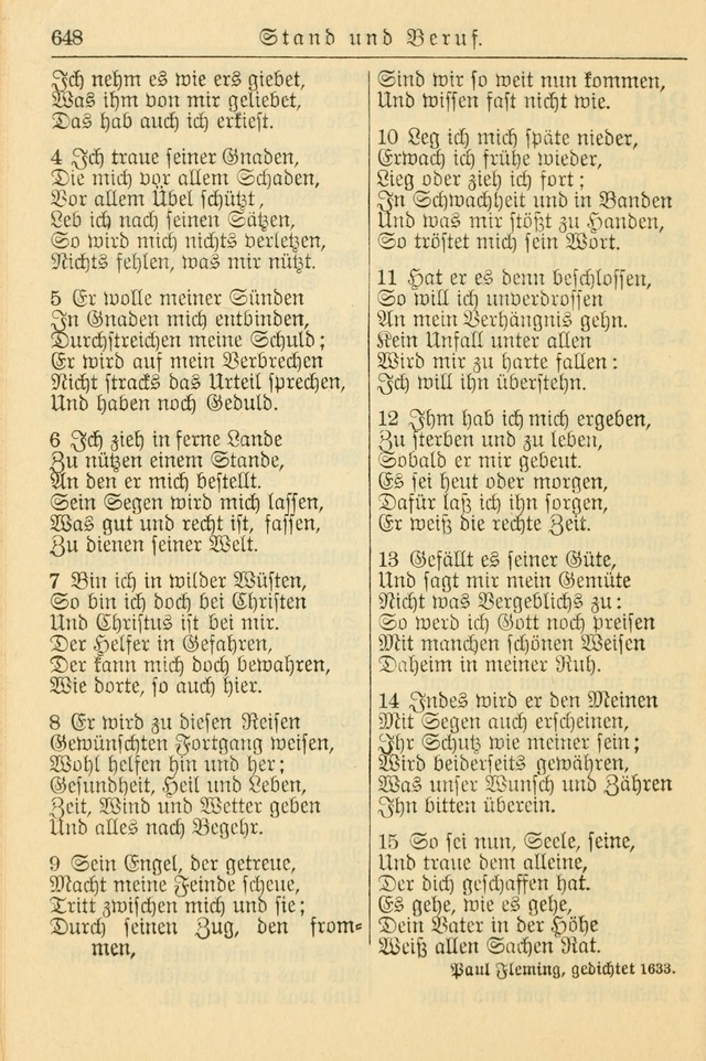 Kirchenbuch für Evangelisch-Lutherische Gemeinden page 648