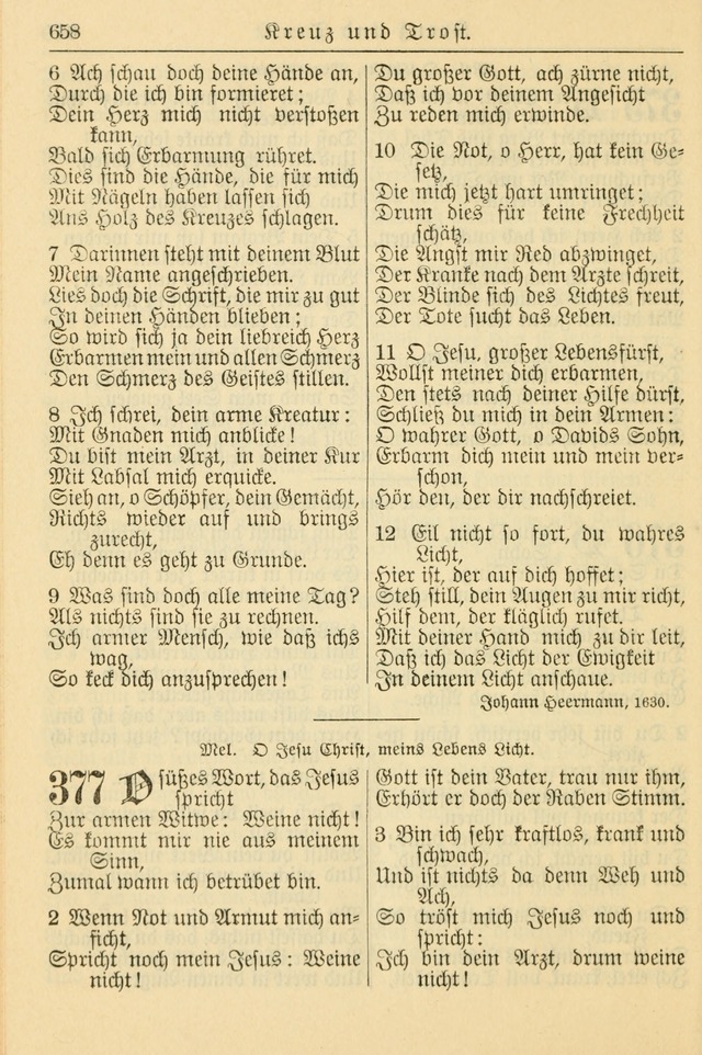 Kirchenbuch für Evangelisch-Lutherische Gemeinden page 658