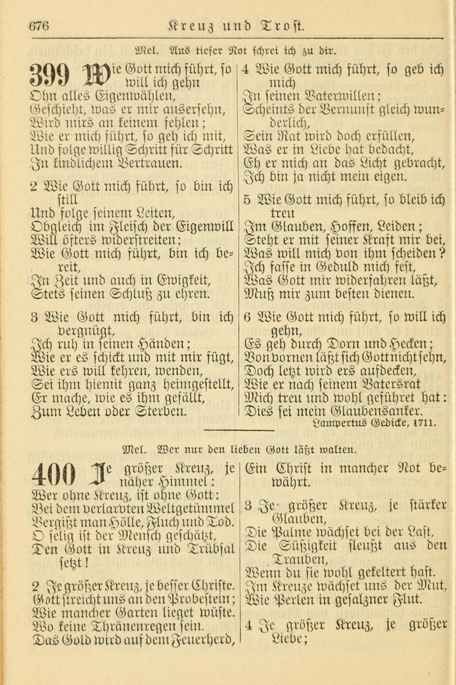 Kirchenbuch für Evangelisch-Lutherische Gemeinden page 676