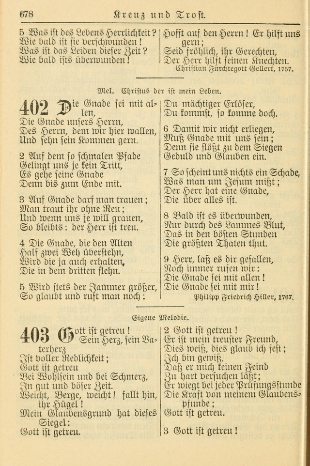 Kirchenbuch für Evangelisch-Lutherische Gemeinden page 678