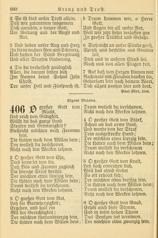 Kirchenbuch für Evangelisch-Lutherische Gemeinden page 680