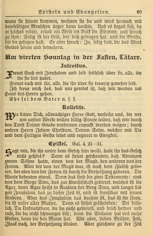 Kirchenbuch für Evangelisch-Lutherische Gemeinden page 69