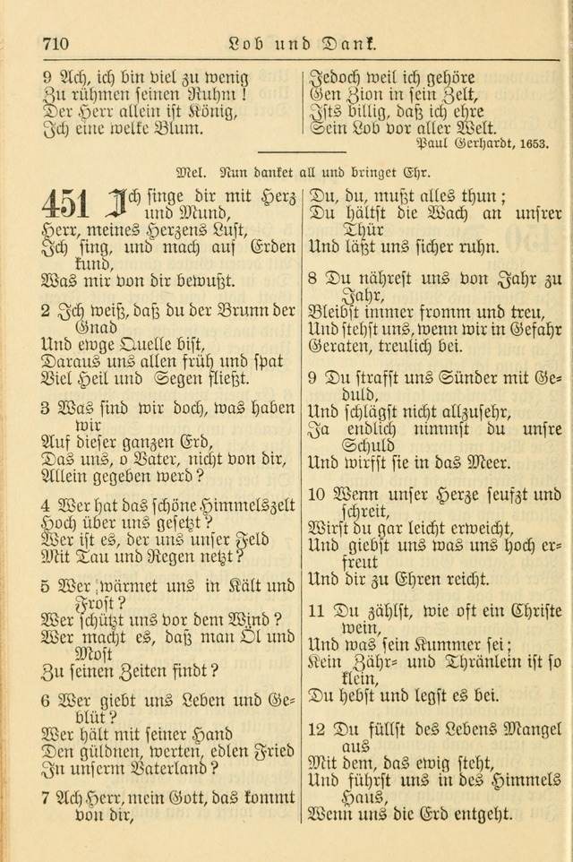 Kirchenbuch für Evangelisch-Lutherische Gemeinden page 710