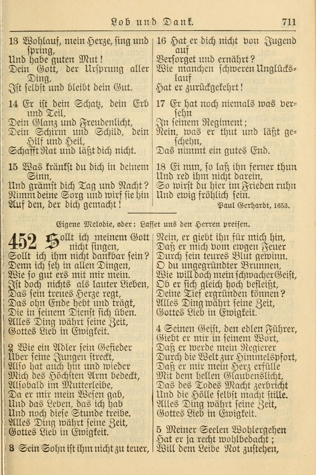 Kirchenbuch für Evangelisch-Lutherische Gemeinden page 711