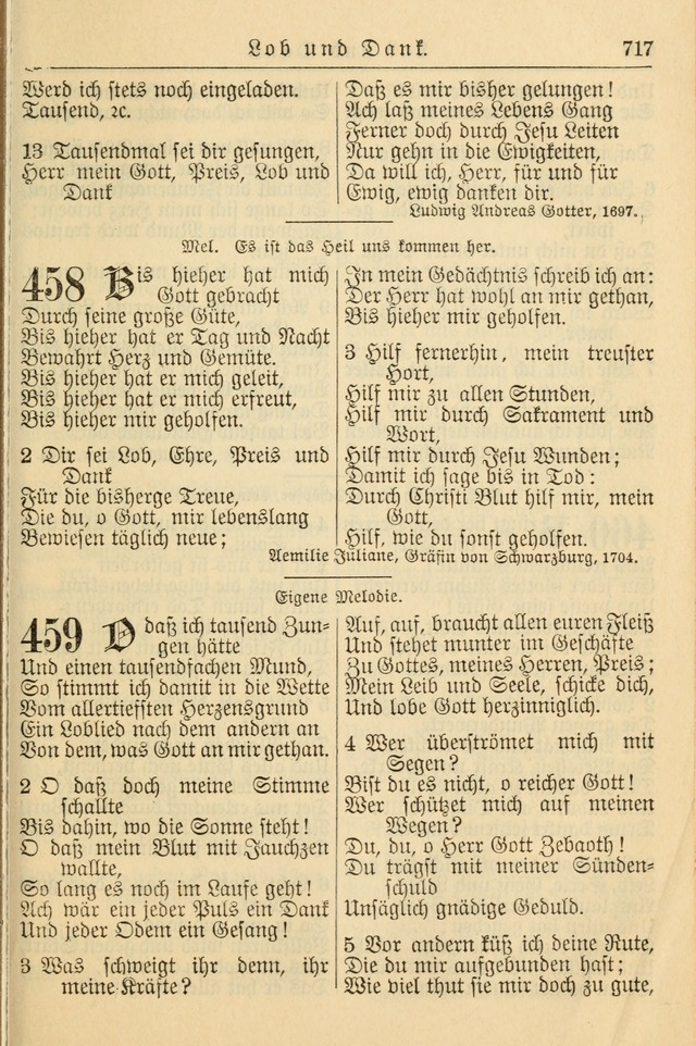 Kirchenbuch für Evangelisch-Lutherische Gemeinden page 717