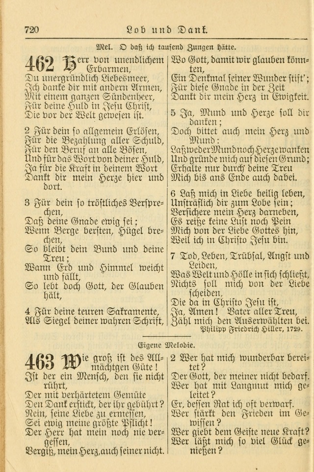 Kirchenbuch für Evangelisch-Lutherische Gemeinden page 720