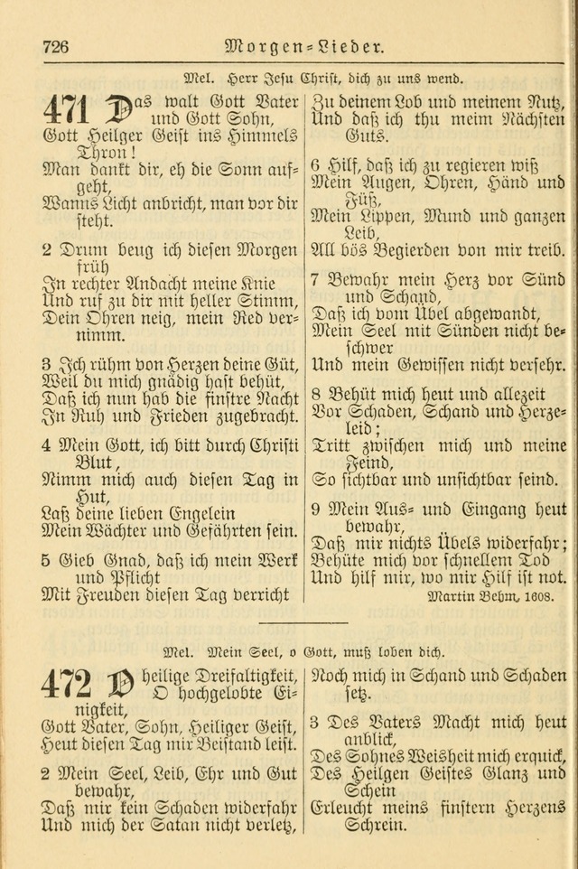 Kirchenbuch für Evangelisch-Lutherische Gemeinden page 726