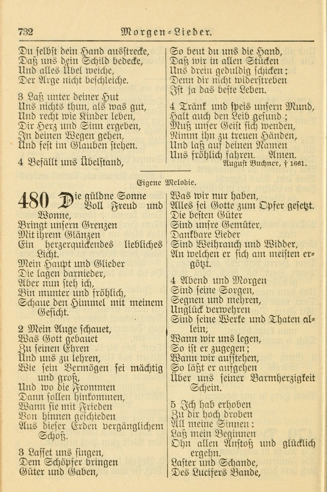 Kirchenbuch für Evangelisch-Lutherische Gemeinden page 732