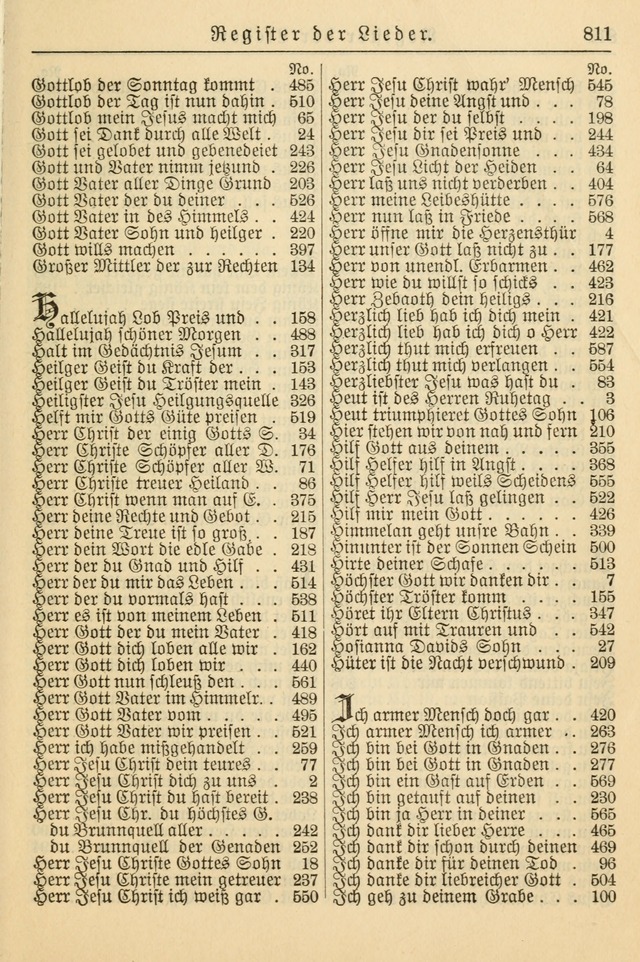 Kirchenbuch für Evangelisch-Lutherische Gemeinden page 811