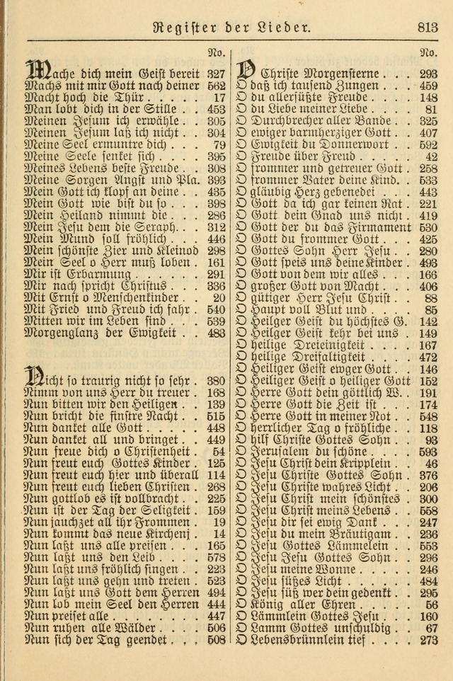 Kirchenbuch für Evangelisch-Lutherische Gemeinden page 813