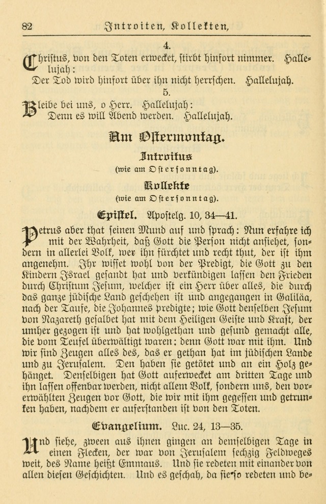 Kirchenbuch für Evangelisch-Lutherische Gemeinden page 82