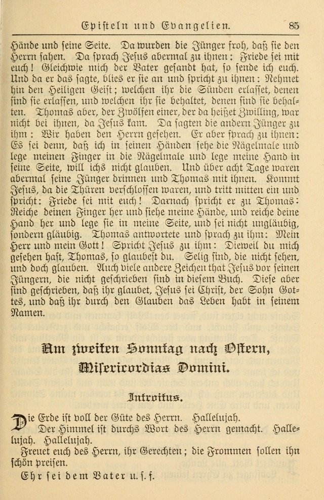 Kirchenbuch für Evangelisch-Lutherische Gemeinden page 85