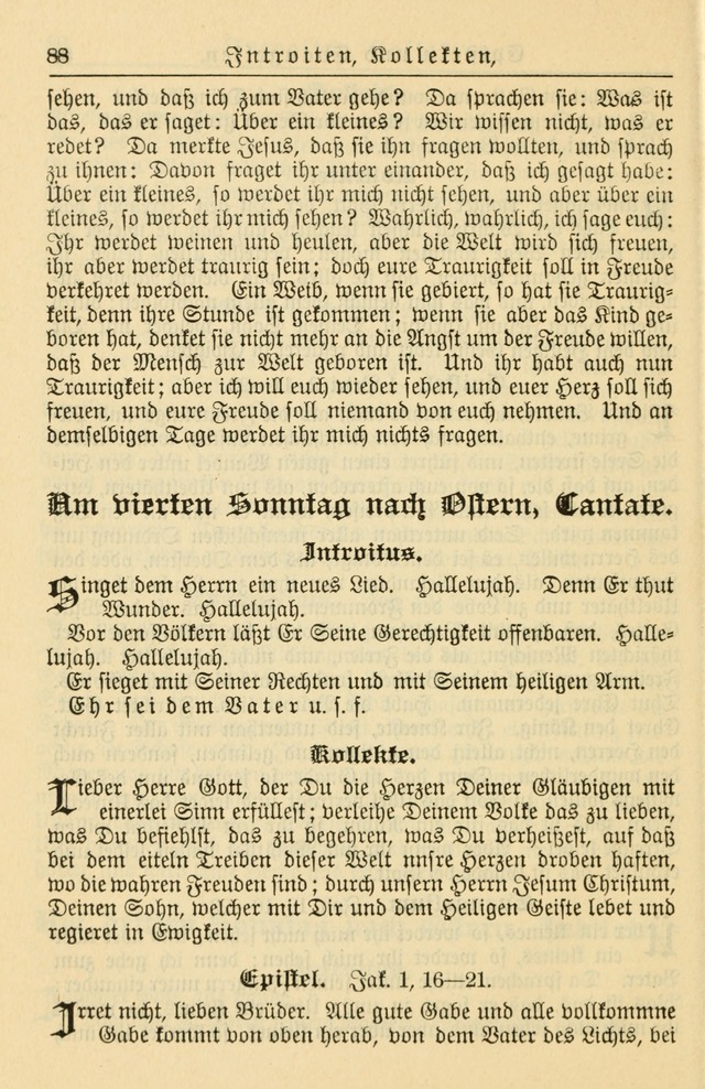 Kirchenbuch für Evangelisch-Lutherische Gemeinden page 88