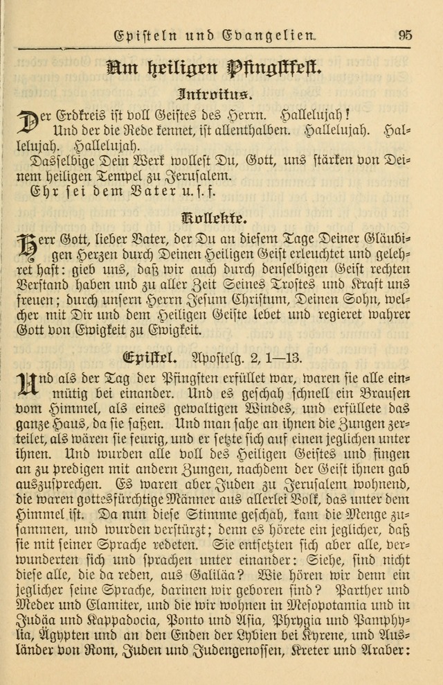 Kirchenbuch für Evangelisch-Lutherische Gemeinden page 95