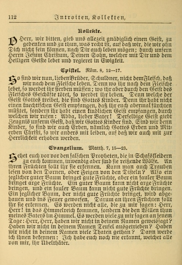 Kirchenbuch für Evangelisch-Lutherische Gemeinden: Herausgegeben von der Allgemeinen Versammlung der Evangelisch-Lutherischen Kirche in Nord Amerika (Neue und Verb. Aus.) page 112