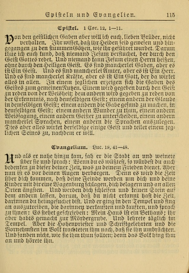 Kirchenbuch für Evangelisch-Lutherische Gemeinden: Herausgegeben von der Allgemeinen Versammlung der Evangelisch-Lutherischen Kirche in Nord Amerika (Neue und Verb. Aus.) page 115