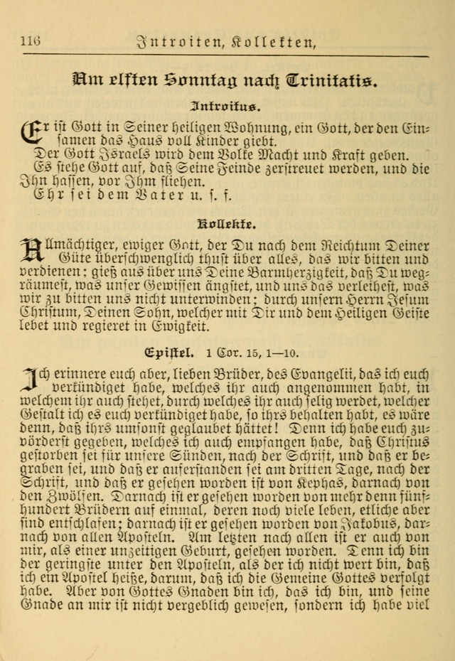 Kirchenbuch für Evangelisch-Lutherische Gemeinden: Herausgegeben von der Allgemeinen Versammlung der Evangelisch-Lutherischen Kirche in Nord Amerika (Neue und Verb. Aus.) page 116