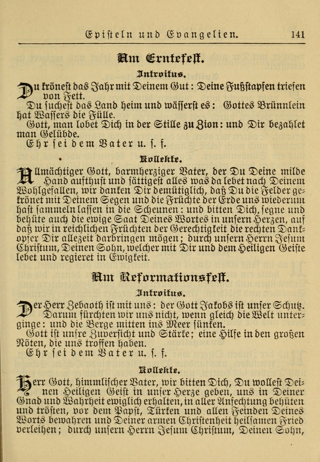 Kirchenbuch für Evangelisch-Lutherische Gemeinden: Herausgegeben von der Allgemeinen Versammlung der Evangelisch-Lutherischen Kirche in Nord Amerika (Neue und Verb. Aus.) page 141