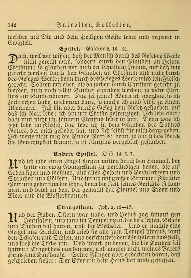 Kirchenbuch für Evangelisch-Lutherische Gemeinden: Herausgegeben von der Allgemeinen Versammlung der Evangelisch-Lutherischen Kirche in Nord Amerika (Neue und Verb. Aus.) page 142