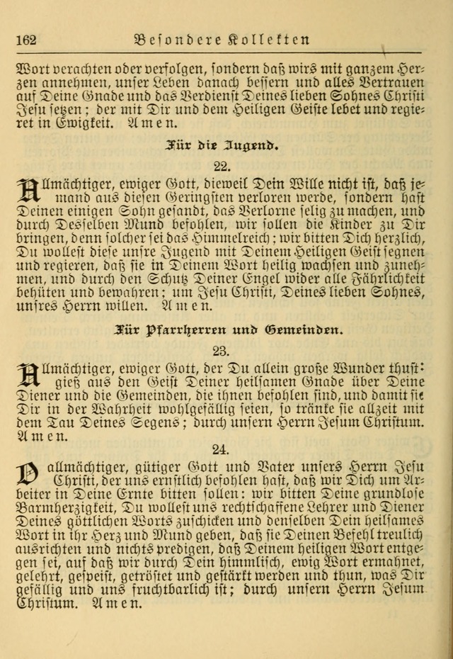 Kirchenbuch für Evangelisch-Lutherische Gemeinden: Herausgegeben von der Allgemeinen Versammlung der Evangelisch-Lutherischen Kirche in Nord Amerika (Neue und Verb. Aus.) page 162