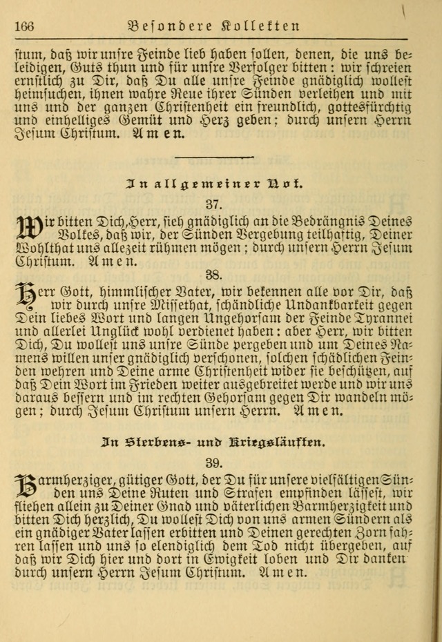 Kirchenbuch für Evangelisch-Lutherische Gemeinden: Herausgegeben von der Allgemeinen Versammlung der Evangelisch-Lutherischen Kirche in Nord Amerika (Neue und Verb. Aus.) page 166