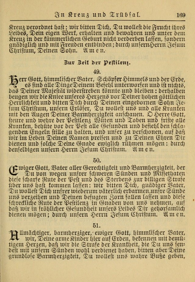 Kirchenbuch für Evangelisch-Lutherische Gemeinden: Herausgegeben von der Allgemeinen Versammlung der Evangelisch-Lutherischen Kirche in Nord Amerika (Neue und Verb. Aus.) page 169