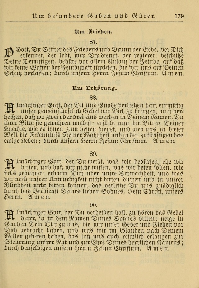 Kirchenbuch für Evangelisch-Lutherische Gemeinden: Herausgegeben von der Allgemeinen Versammlung der Evangelisch-Lutherischen Kirche in Nord Amerika (Neue und Verb. Aus.) page 179