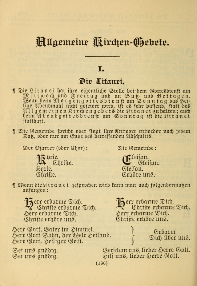 Kirchenbuch für Evangelisch-Lutherische Gemeinden: Herausgegeben von der Allgemeinen Versammlung der Evangelisch-Lutherischen Kirche in Nord Amerika (Neue und Verb. Aus.) page 180