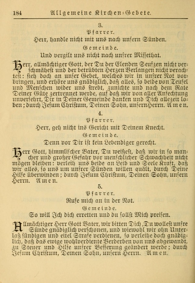 Kirchenbuch für Evangelisch-Lutherische Gemeinden: Herausgegeben von der Allgemeinen Versammlung der Evangelisch-Lutherischen Kirche in Nord Amerika (Neue und Verb. Aus.) page 184