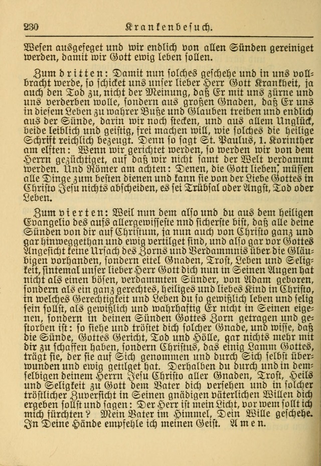 Kirchenbuch für Evangelisch-Lutherische Gemeinden: Herausgegeben von der Allgemeinen Versammlung der Evangelisch-Lutherischen Kirche in Nord Amerika (Neue und Verb. Aus.) page 230