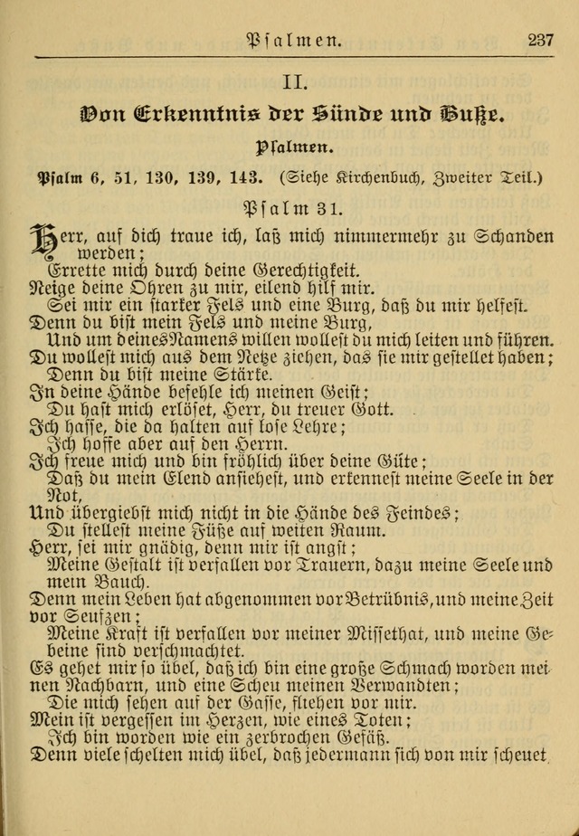 Kirchenbuch für Evangelisch-Lutherische Gemeinden: Herausgegeben von der Allgemeinen Versammlung der Evangelisch-Lutherischen Kirche in Nord Amerika (Neue und Verb. Aus.) page 237