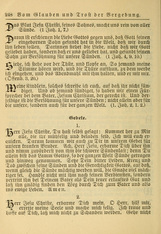 Kirchenbuch für Evangelisch-Lutherische Gemeinden: Herausgegeben von der Allgemeinen Versammlung der Evangelisch-Lutherischen Kirche in Nord Amerika (Neue und Verb. Aus.) page 248