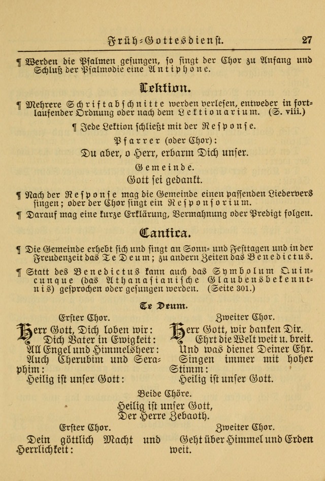 Kirchenbuch für Evangelisch-Lutherische Gemeinden: Herausgegeben von der Allgemeinen Versammlung der Evangelisch-Lutherischen Kirche in Nord Amerika (Neue und Verb. Aus.) page 27