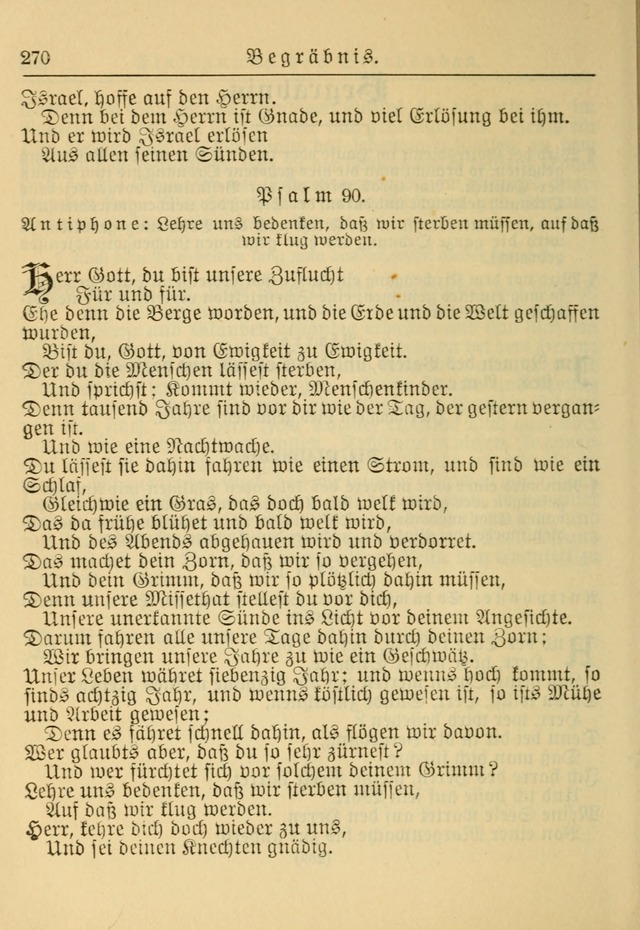 Kirchenbuch für Evangelisch-Lutherische Gemeinden: Herausgegeben von der Allgemeinen Versammlung der Evangelisch-Lutherischen Kirche in Nord Amerika (Neue und Verb. Aus.) page 270