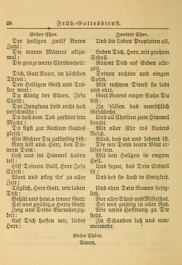 Kirchenbuch für Evangelisch-Lutherische Gemeinden: Herausgegeben von der Allgemeinen Versammlung der Evangelisch-Lutherischen Kirche in Nord Amerika (Neue und Verb. Aus.) page 28