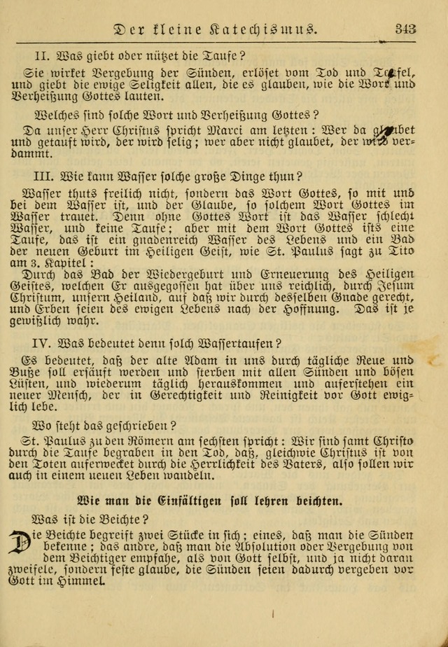 Kirchenbuch für Evangelisch-Lutherische Gemeinden: Herausgegeben von der Allgemeinen Versammlung der Evangelisch-Lutherischen Kirche in Nord Amerika (Neue und Verb. Aus.) page 343