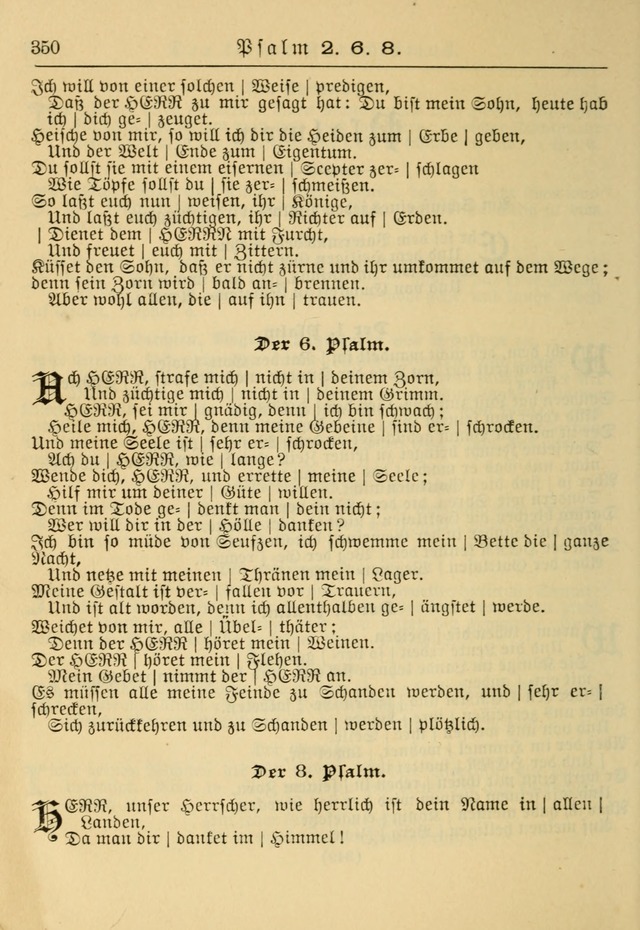 Kirchenbuch für Evangelisch-Lutherische Gemeinden: Herausgegeben von der Allgemeinen Versammlung der Evangelisch-Lutherischen Kirche in Nord Amerika (Neue und Verb. Aus.) page 350