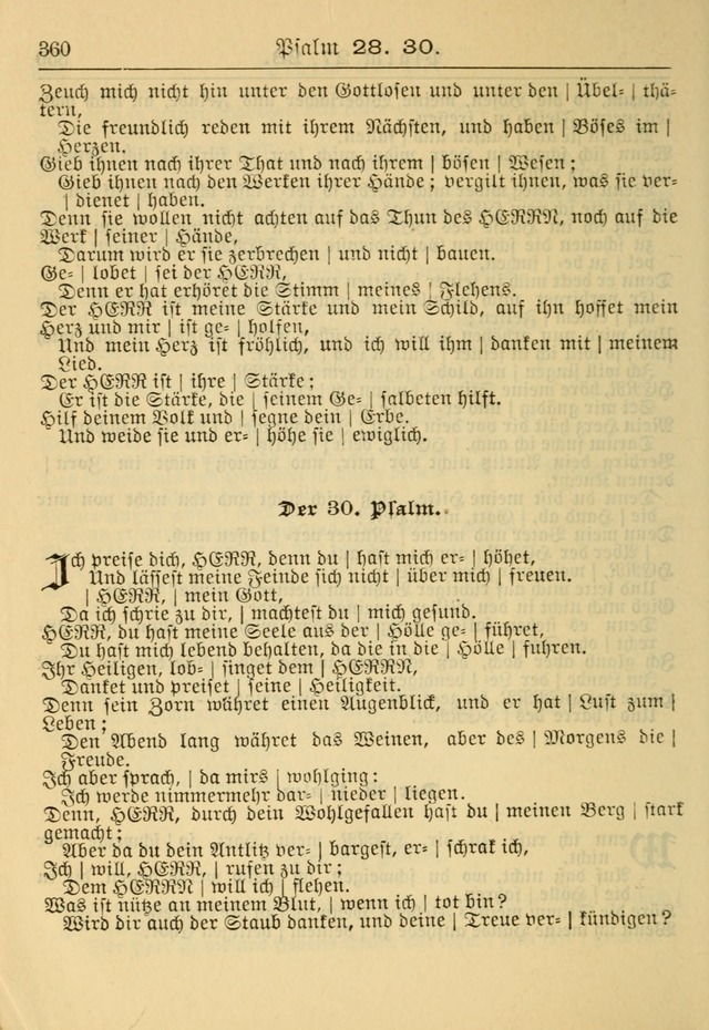 Kirchenbuch für Evangelisch-Lutherische Gemeinden: Herausgegeben von der Allgemeinen Versammlung der Evangelisch-Lutherischen Kirche in Nord Amerika (Neue und Verb. Aus.) page 360