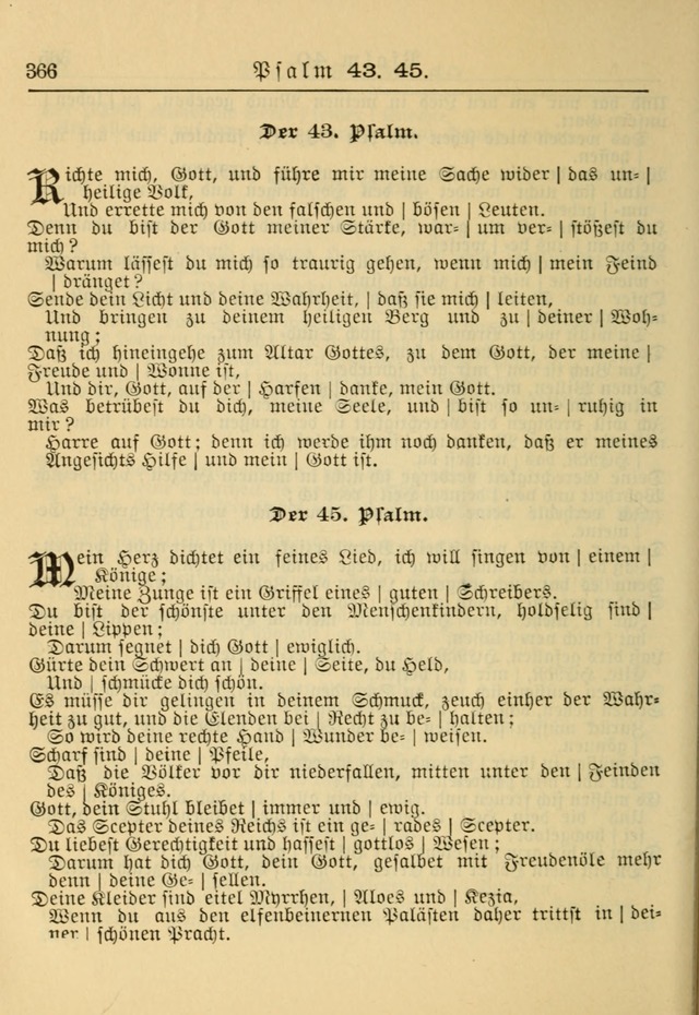 Kirchenbuch für Evangelisch-Lutherische Gemeinden: Herausgegeben von der Allgemeinen Versammlung der Evangelisch-Lutherischen Kirche in Nord Amerika (Neue und Verb. Aus.) page 366