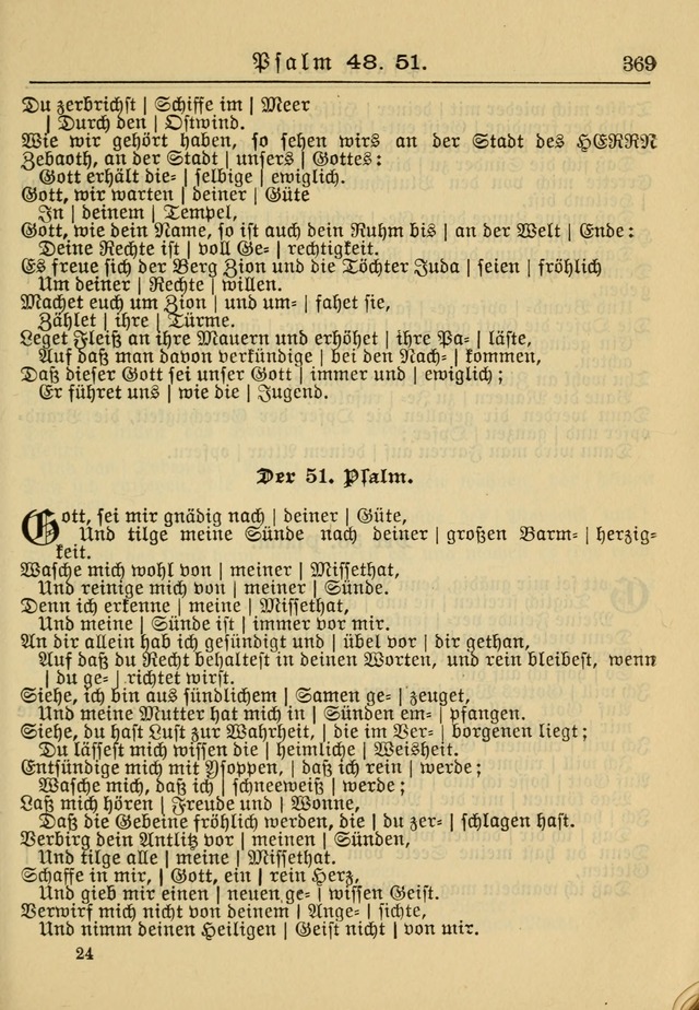 Kirchenbuch für Evangelisch-Lutherische Gemeinden: Herausgegeben von der Allgemeinen Versammlung der Evangelisch-Lutherischen Kirche in Nord Amerika (Neue und Verb. Aus.) page 369