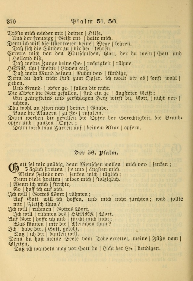 Kirchenbuch für Evangelisch-Lutherische Gemeinden: Herausgegeben von der Allgemeinen Versammlung der Evangelisch-Lutherischen Kirche in Nord Amerika (Neue und Verb. Aus.) page 370