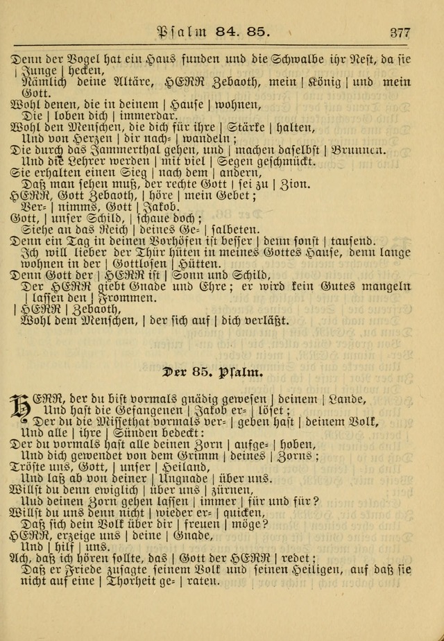 Kirchenbuch für Evangelisch-Lutherische Gemeinden: Herausgegeben von der Allgemeinen Versammlung der Evangelisch-Lutherischen Kirche in Nord Amerika (Neue und Verb. Aus.) page 377