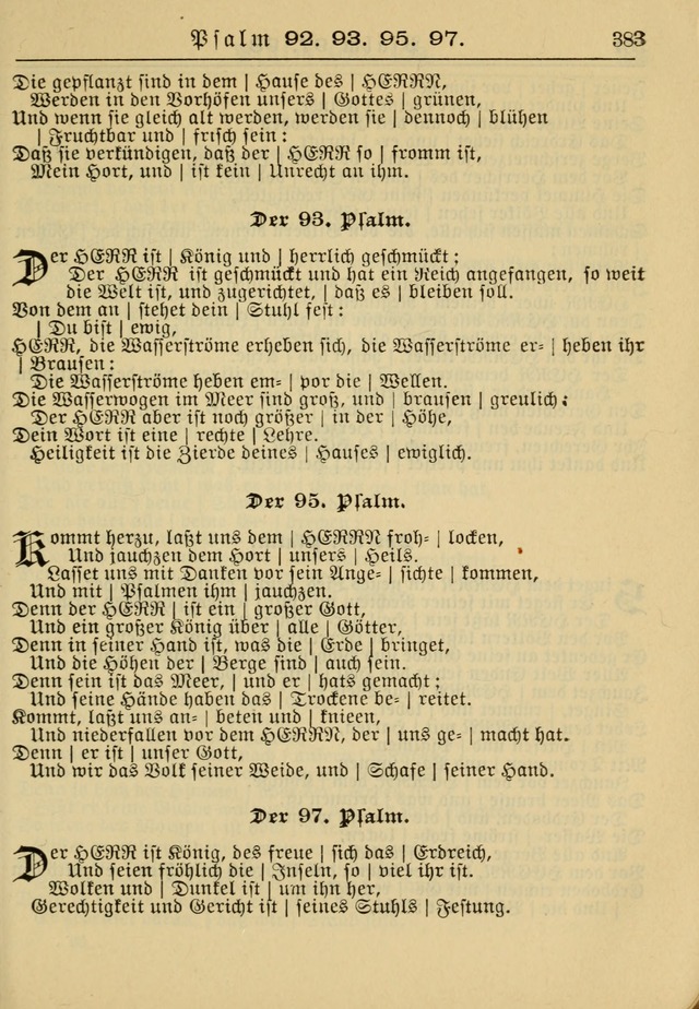 Kirchenbuch für Evangelisch-Lutherische Gemeinden: Herausgegeben von der Allgemeinen Versammlung der Evangelisch-Lutherischen Kirche in Nord Amerika (Neue und Verb. Aus.) page 383