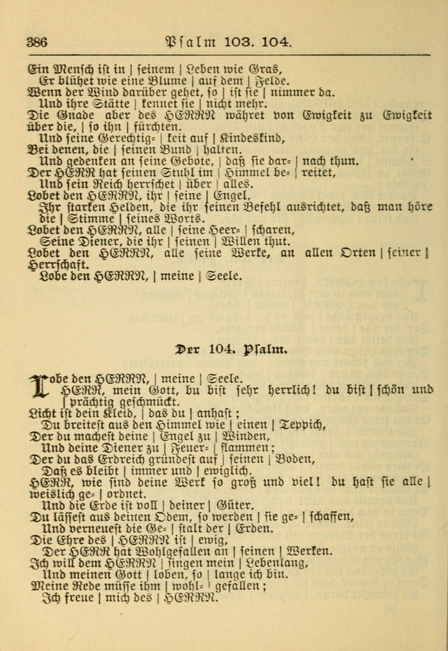 Kirchenbuch für Evangelisch-Lutherische Gemeinden: Herausgegeben von der Allgemeinen Versammlung der Evangelisch-Lutherischen Kirche in Nord Amerika (Neue und Verb. Aus.) page 386