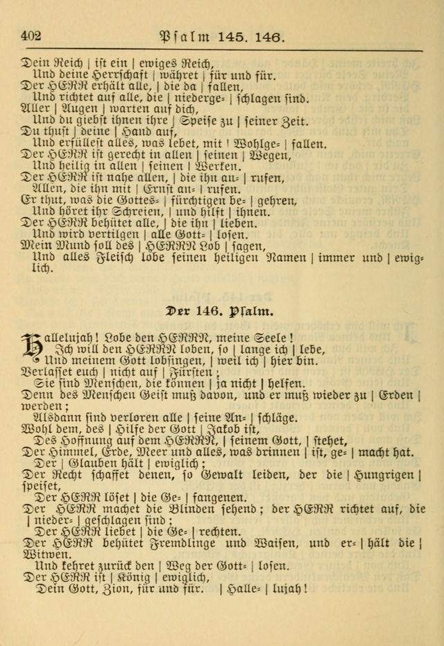 Kirchenbuch für Evangelisch-Lutherische Gemeinden: Herausgegeben von der Allgemeinen Versammlung der Evangelisch-Lutherischen Kirche in Nord Amerika (Neue und Verb. Aus.) page 402