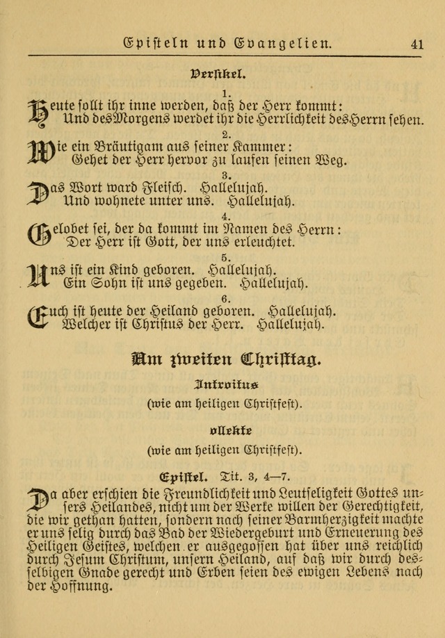 Kirchenbuch für Evangelisch-Lutherische Gemeinden: Herausgegeben von der Allgemeinen Versammlung der Evangelisch-Lutherischen Kirche in Nord Amerika (Neue und Verb. Aus.) page 41